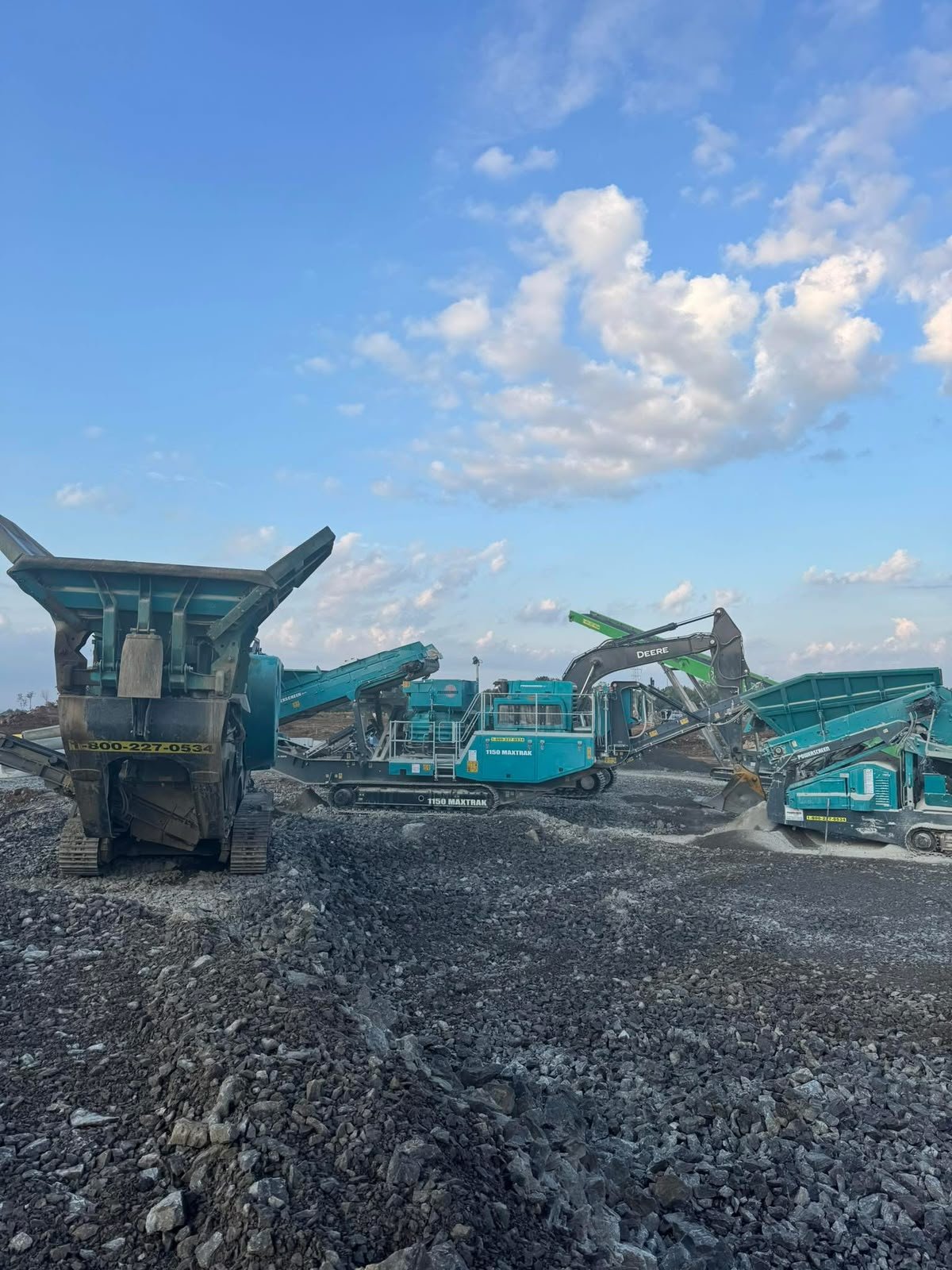 Bajarang Stone Crusher Plant, Bara — Mining, Crushing, GSB & Aggregate Production